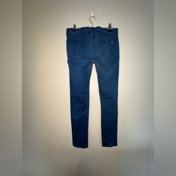 Rag & Bone High-Rise Skinny Jeans Skye Blue Size 27 B030 - Picture 3 of 7